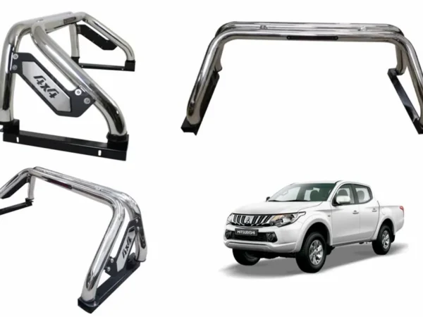 Barra Antivuelco Mitsubishi L200 con platina (2006-2015) con camioneta del mismo modelo