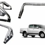 Antivuelco para camioneta Toyota Hilux Vigo con platina en vista general