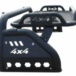 Costado de barra antivuelco para camioneta toyota hilux revo del 2016 al 2022 con parrilla off road tipo safari