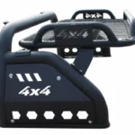 Costado de la barra antivuelco mitsubishi l200 parrilla off road del 2016 al 2021 en color negro