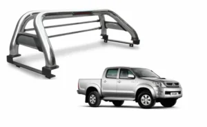 Barra antivuelco para la toyota hilux vigo del 2006 al 2015 con camioneta a un costado