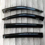 Bota aguas para puertas de camioneta mitsubishi l200 del 2016 al 2024 en color negro