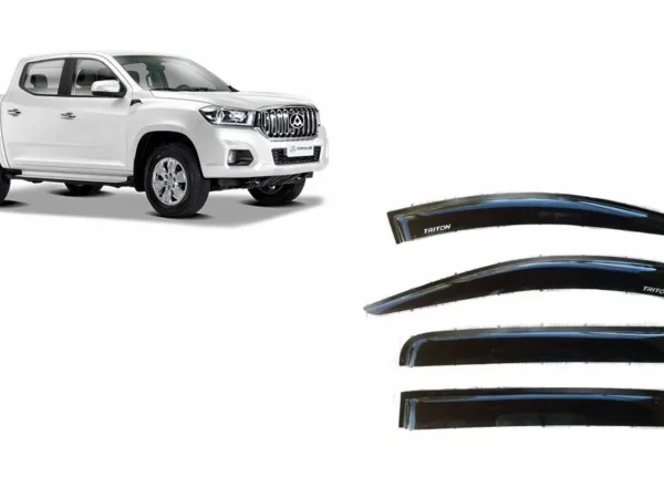 Bota aguas para puertas de camioneta nissan navara 2016 al 2024 con camioneta a un costado