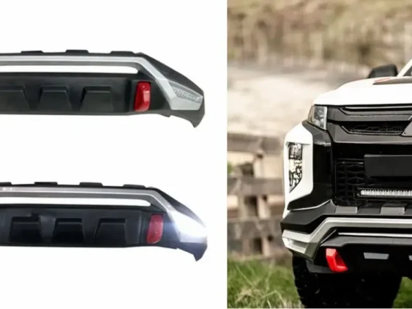 Imagen de defensa para camioneta con luz led para mitsubishi l200 (2019 - 2024) puesta en camioneta