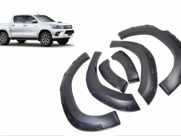 Fangueras para la camioneta toyota hilux revo del 2016 al 2022 con camioneta blanca