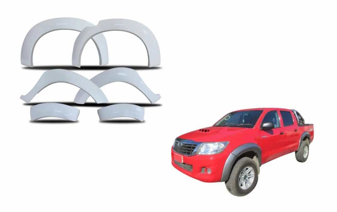 Fangueras para la toyota hilux vigo del año 2006 al 2015 en color gris claro