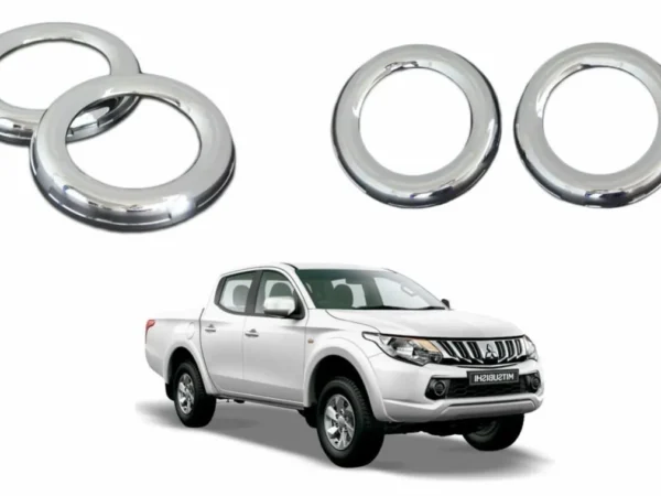 Biseles neblineros decorativos para mitsubishi l200 compatible con modelos del 2016 al 2019