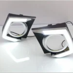 Kit de biseles neblineros led mitsubishi l200 del 2016 al 2019 encendidos