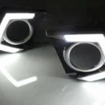 Kit de biseles neblineros led mitsubishi l200 del 2016 al 2019 encendidos en la oscuridad