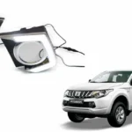 Vista principal del kit de biseles neblineros led mitsubishi l200 del 2016 al 2019