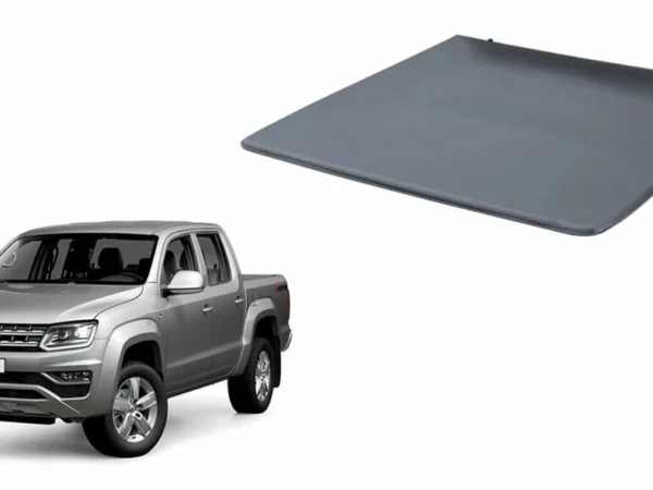 Lona para camioneta amarok 2010 - 2024 imagen principal de lona y una camioneta gris al costado izquierdo