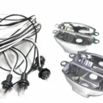 Luz de la pisadera universal para camionetas con sus diferentes cables y anclajes