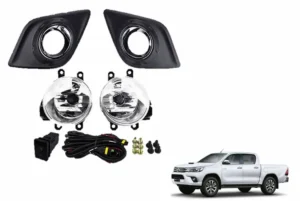 Neblineros Toyota Hilux 2016 - 2019 con camioneta del mismo modelo