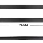 Estribos para camioneta toyota hilux revolution del año 2016 al 2022 dimensiones del producto