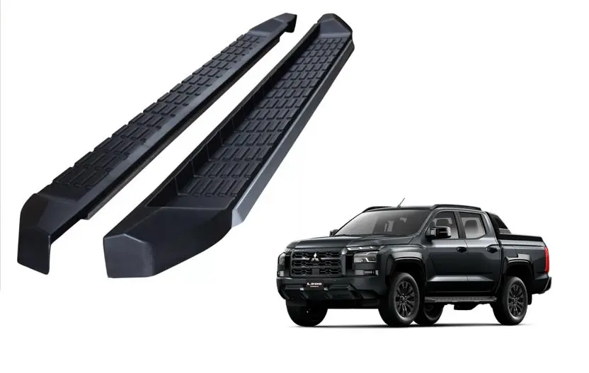 Estribos para camioneta mitsubishi l200 2024-2025 imagen oficial con camioneta