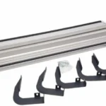 Estribos para camioneta mitsubishi l200 2016-2023 de aluminio color plata piezas incluidas