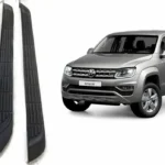 Estribos para camioneta volkswagen amarok 2010-2020 de aluminio imagen general