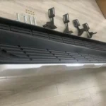 Estribos para camioneta volkswagen amarok 2010-2020 de aluminio partes 2