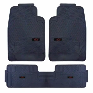 Pisos de goma para camioneta logo Chevrolet Incluye 3 piezas.