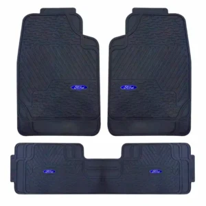 Pisos de goma para camioneta logo Ford, incluye 3 Piezas